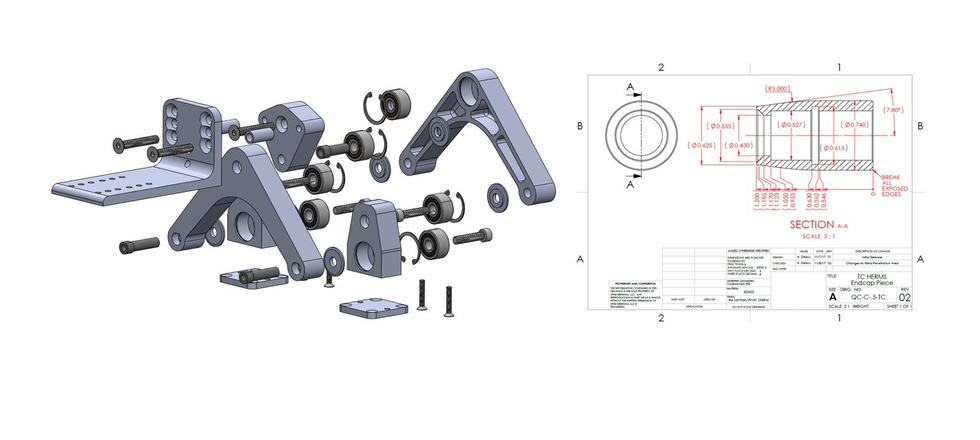 Complex Assemblies and Machining Drawings